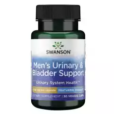 Swanson Mens Urinary and Bladder Support 30vkaps Zdrowie i uroda Zdrowie Witaminy minerały suplementy diety