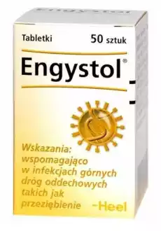 HEEL Engystol x 50 tabletek Zdrowie i uroda Zdrowie FarmaceutykiLeki KropleSpray