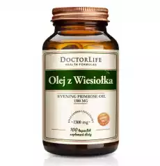 Olej z wiesiołka 1300mg suplement diety 100 kapsułek Artykuły Spożywcze Produkty dietetyczne Suplementy