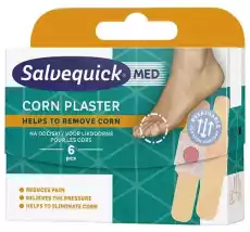 SALVEQUICK Plastry For Corn Na Odciski x 6 sztuk Zdrowie i uroda Zdrowie Apteczki i materiały opatrunkowe