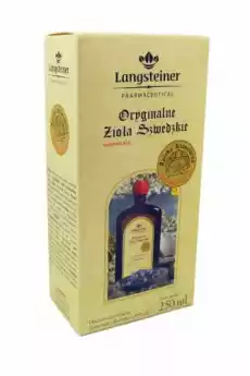 Oryginalne Zioła Szwedzkie 250ml LANGSTEINER Zdrowie i uroda Zdrowie Witaminy minerały suplementy diety