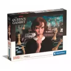 Puzzle 1000 el Gambit Królowej Netflix Clementoni Dla dziecka Zabawki Puzzle