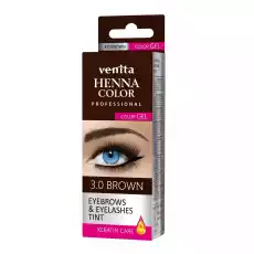 Venita Henna Color Gel żelowa farba do brwi i rzęs 30 Brown Zdrowie i uroda Kosmetyki i akcesoria Makijaż i demakijaż Makijaż oczu