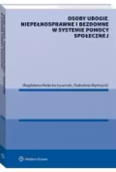 Osoby ubogie niepełnosprawne i bezdomne Książki Podręczniki i lektury