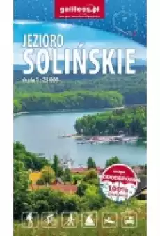 Mapa Jezioro Solińskie 125 000 Książki Literatura podróżnicza