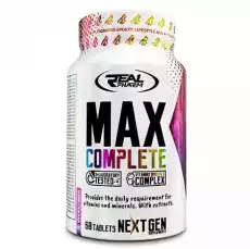 REAL PHARM MAX COMPLETE 60 TABLETEK Zdrowie i uroda Zdrowie Witaminy minerały suplementy diety