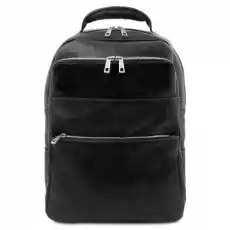 Tuscany Leather Melbourne skórzany plecak na laptop TL142205 kolor czarny Odzież obuwie dodatki Galanteria i dodatki Plecaki