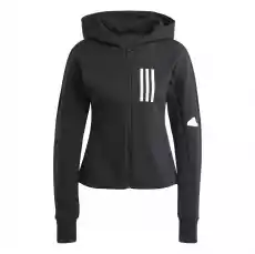 Bluza z kapturem damska adidas MISSION VICTORY czarna HU0240 Odzież obuwie dodatki Bluzy i swetry