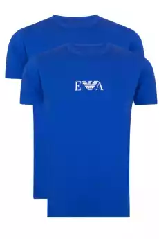 TSHIRT MĘSKI EMPORIO ARMANI 111267 CC715 NIEBIESKI 2PACK STRETCH Odzież obuwie dodatki Odzież męska