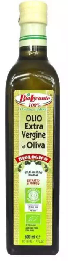 OLIWA Z OLIWEK BIO EXTRA VIRGIN 500 ml BIO LEVANTE Artykuły Spożywcze Oleje i oliwy