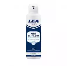 LEA MEN EXTRA DRY dezodorant w sprayu 150ml Zdrowie i uroda Perfumy i wody Zapachy męskie Antyperspiranty i dezodoranty męskie