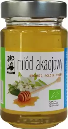 MIÓD AKACJOWY BIO 300 g BIO EUROPA Artykuły Spożywcze Miód