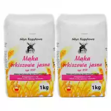 2 x Mąka Orkiszowa Jasna Typ 650 1 kg Młyn Kopytowa Artykuły Spożywcze