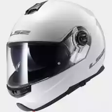 KASK LS2 FF325 STROBE SOLID WHITE Sport i rekreacja Sporty motorowe Kaski do sportów motorowych