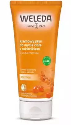 PŁYN DO MYCIA CIAŁA Z ROKITNIKIEM ECO 200 ml WELEDA Zdrowie i uroda Kosmetyki i akcesoria Kosmetyki i akcesoria do kąpieli Peelingi i scruby do ciała