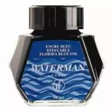 Waterman ATRAMENT NIEB 50ML WAT 51062 PUD 50 ml niebieski Biuro i firma Akcesoria biurowe Artykuły papiernicze Pióra i akcesoria