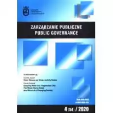 Zarządzanie Publiczne 4 54 2020 Książki Czasopisma