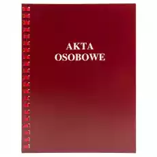 Teczka na akta osobowe T03 Tekpar czerwona Biuro i firma Akcesoria biurowe