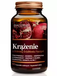 Krążenie z ochroną śródbłonka naczyń suplement diety 60 kapsułek Artykuły Spożywcze Produkty dietetyczne Suplementy