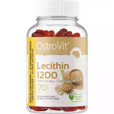 OstroVit Lecithin 1200 70 kapsułek 119 g Artykuły Spożywcze