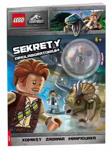 Lego Jurassic World Sekrety dinolaboratorium LNC6203 Książki Dla dzieci