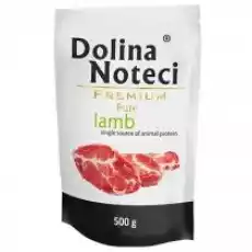 Dolina Noteci Pure karma mokra dla psa jagnięcina Zestaw 24 x 500 g Dom i ogród Artykuły zoologiczne Psy