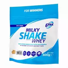 6PAK Milky Shake Whey 300g białko o smaku czekoladowym Artykuły Spożywcze