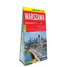 Premiummap Warszawa 126 000 plan miasta Książki Literatura podróżnicza