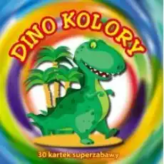 30 kartek superzabawy Dino kolory Książki Dla dzieci