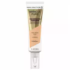 Max Factor Miracle Pure SPF30 PA podkład poprawiający kondycję skóry 32 Light Beige 30ml Zdrowie i uroda Kosmetyki i akcesoria Makijaż i demakijaż Podkłady i bazy