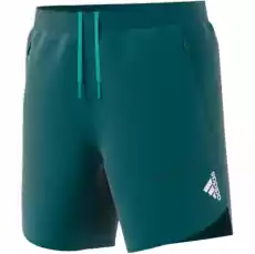 Szorty męskie adidas DESIGNED 4 TRAINING zielone HC4249 Odzież obuwie dodatki Szorty i spodenki