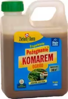 ZIELONY DOM Pożegnanie z komarem 950ml zapas Dom i ogród Ogród Rośliny i ochrona roślin