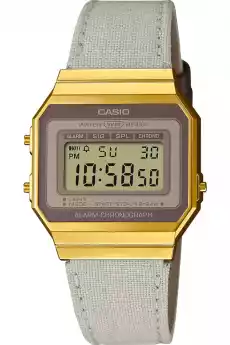 Zegarek marki Casio model A700WE kolor Brązowy Akcesoria Dla obu płci Sezon Cały rok Odzież obuwie dodatki Galanteria i dodatki