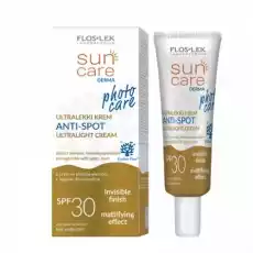 FLOSLEK Sun Care Derma AntiSpot Ultralekki krem przeciw przebarwieniom SPF30 30ml Zdrowie i uroda Kosmetyki i akcesoria Pielęgnacja twarzy