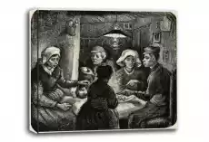 Potato Eaters Vincent van Gogh obraz na płótnie Wymiar do wyboru 30x20 cm Dom i ogród Wyposażenie wnętrz Dekoracja Obrazy Ramy Fototapety