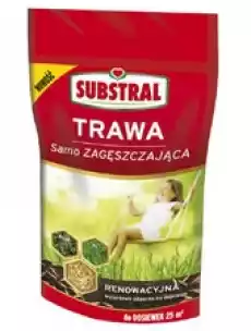 SUBSTRAL TRAWA SAMO ZAGĘSZCZAJĄCA RENOWACYJNA DO DOSIEWEK 250G Dom i ogród Ogród Trawnik