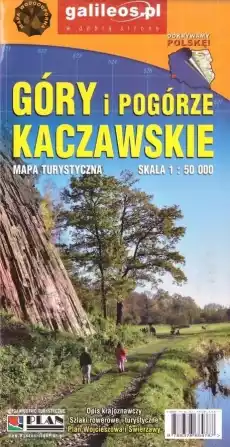 Map tur lam Góry i Pogórze Kaczawskie 150000 Książki Turystyka mapy atlasy