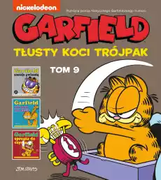 Garfield Tłusty koci trójpak Tom 9 Książki Komiksy