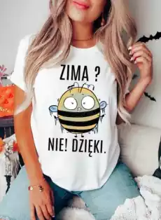 koszulka dla dziewczyny nie lubiącej zimy Odzież obuwie dodatki Odzież damska Tshirty i koszulki damskie