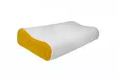Poduszka ortopedyczna Visco Memory Żółty Bok Zdrowie i uroda Zdrowie Rehabilitacja Poduszki koce i materace lecznicze