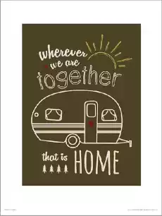 Home Together plakat premium Dom i ogród Wyposażenie wnętrz Dekoracja Obrazy i plakaty