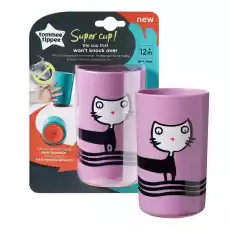 Tommee Tippee Super Cup kubek z przyczepną podstawą 12m Fioletowy 300ml Dla dziecka Akcesoria dla dzieci