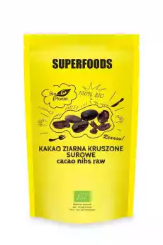 KAKAO ZIARNA KRUSZONE SUROWE 250 g BIO PLANET Artykuły Spożywcze Zdrowa żywność