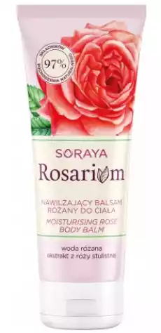 Soraya Rosarium Moisturising Rose Balm nawliżający różany balsam do ciała 200ml Zdrowie i uroda Kosmetyki i akcesoria Pielęgnacja ciała Balsamy mleczka peelingi do ciała