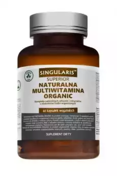 Singularis Superior naturalna multiwitamina Organic 60 kapsułek wegańskich Artykuły Spożywcze