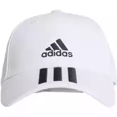 Czapka z daszkiem unisex adidas Neo 3 Stripes biała FQ5411 Odzież obuwie dodatki Galanteria i dodatki Nakrycia głowy Czapki z daszkiem