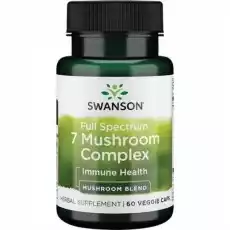 Swanson FS 7 Mushroom Complex 60 k Zdrowie i uroda Zdrowie Witaminy minerały suplementy diety