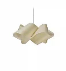 LZF Lampa wisząca Swirl biała szer 54 cm Dom i ogród Wyposażenie wnętrz Oświetlenie Lampy sufitowe