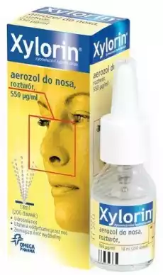 XYLORIN aerozol 18ml Zdrowie i uroda Zdrowie Leki Przeziębienie i grypa