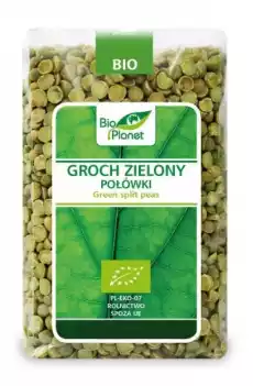 GROCH ZIELONY POŁÓWKI BIO 500 g BIO PLANET Artykuły Spożywcze Warzywa